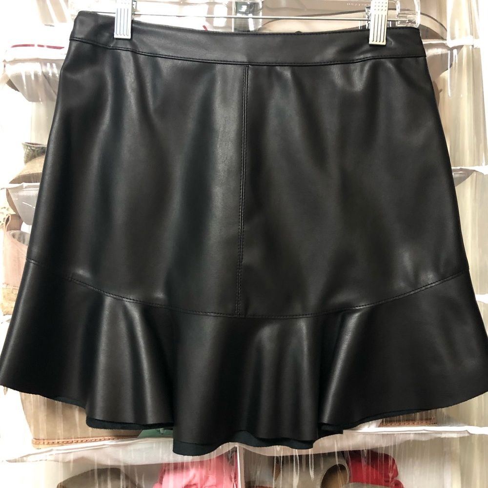 BB Dakota leather skirt